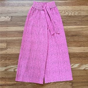 NWOT Zara Kids Pink w Black Dots Culottes Pants Size 9